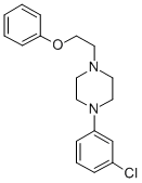 CAS 登录号：82205-85-4， 1-(3-氯苯基)-4-(2-苯氧基乙基)-哌嗪