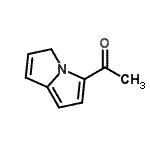 CAS#: 82215-49-4, 1-(3H-Pyrrolizin-5-yl)ethanone