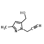 CAS#: 82235-71-0, [3-Methyl-1-(2-propyn-1-yl)-1H-pyrazol-5-yl]methanol