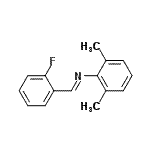 CAS 登录号：823196-34-5， (E)-N-(2,6-二甲基苯基)-1-(2-氟苯基)甲亚胺