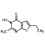 CAS#: 823233-87-0, 6-Ethyl-3-hydroxy-2-methylthieno[2,3-d]pyrimidin-4(3H)-one