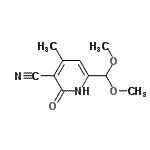 CAS#: 823235-05-8, 6-(Dimethoxymethyl)-4-methyl-2-oxo-1,2-dihydro-3-pyridinecarbonitrile