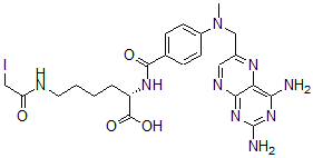 CAS 登录号：82339-36-4， 赖氨酸-碘乙酰基甲氨蝶呤
