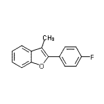 CAS#: 823787-31-1, 2-(4-Fluorophenyl)-3-methyl-1-benzofuran