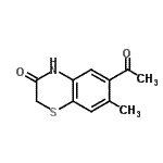 CAS#: 823801-82-7, 6-Acetyl-7-methyl-2H-1,4-benzothiazin-3(4H)-one
