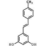 CAS#: 823804-66-6, 5-[(E)-2-(4-Methylphenyl)vinyl]-1,3-benzenediol