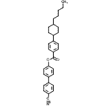 CAS#: 82406-82-4, 4'-Cyano-4-biphenylyl 4-(4-pentylcyclohexyl)benzoate
