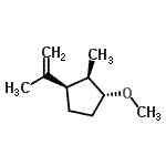 CAS#: 824391-11-9, (1R,2R,3R)-1-Isopropenyl-3-methoxy-2-methylcyclopentane