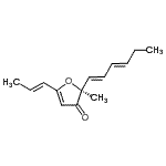CAS#: 824412-82-0, (2S)-2-[(1E,3E)-1,3-Hexadien-1-yl]-2-methyl-5-[(1E)-1-propen-1-yl]-3(2H)-furanone