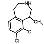 CAS 登录号：824430-76-4， 8,9-二氯-1-甲基-2,3,4,5-四氢-1H-3-苯并氮杂卓
