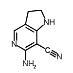 CAS 登录号：82447-90-3， 6-氨基-2,3-二氢-1H-吡咯并[3,2-c]吡啶-7-甲腈