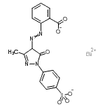 CAS#: 82469-76-9, Barium 2-{[3-methyl-5-oxo-1-(4-sulfonatophenyl)-4,5-dihydro-1H-pyrazol-4-yl]diazenyl}benzoate