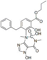 CAS#: 82502-10-1, 4-Benzylhydroxybenzoic Acid 2-Hydroxy-3-(Theophylline-7-Ol)Propyl Ester