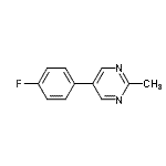 CAS#: 82525-21-1, 5-(4-Fluorophenyl)-2-methylpyrimidine