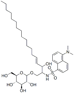 CAS#: 82535-65-7, 1-O-Glucosyl-2-N-(Dimethylaminonaphthalene-5-Sulfonyl)Sphingosine