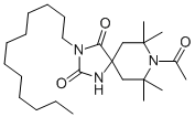 CAS#: 82537-67-5, 8-Acetyl-3-Dodecyl-7,7,9,9-Tetramethyl-1,3,8-Triazaspiro[4.5]Decane-2,4-Dione
