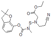 CAS#: 82560-39-2, Ethyl 2-[2-Cyanoethyl-[(2,2-Dimethyl-3H-Benzofuran-7-Yl)Oxycarbonyl-Methyl-Amino]Sulfanyl-Amino]Acetate