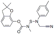 CAS#: 82560-70-1, (2,2-Dimethyl-3H-Benzofuran-7-Yl) N-[Cyanomethyl-(4-Methylphenyl)Amino]Sulfanyl-N-Methyl-Carbamate