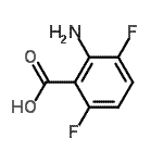 CAS 登录号：825654-54-4， 2-氨基-3,6-二氟苯甲酸