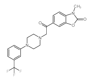 CAS#: 82608-05-7, 6-(4-(3-Trifluoromethylphenyl)-1-piperazinyl)acetyl-3-methylbenzoxazolinone