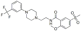 CAS#: 82608-06-8, N-(2-(4-(3-Trifluoromethylphenyl)-1-piperazinyl)ethyl)-2-methoxy-5-methylsulfonylbenzamide