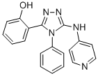 CAS#: 82619-95-2, 2-(4-Phenyl-5-(4-Pyridinylamino)-4H-1,2,4-Triazol-3-Yl)-Phenol