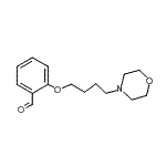 CAS#: 82625-41-0, 2-[4-(4-Morpholinyl)butoxy]benzaldehyde