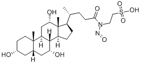 CAS 登录号：82660-96-6， N-亚硝基牛磺胆酸