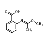 CAS#: 82666-35-1, 2-[(E)-(1-Methoxyethylidene)amino]benzoic acid
