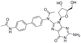 CAS 登录号：82682-90-4， 8-(乙酰基(4'-(乙酰氨基)(1,1'-联苯)-4-基)氨基)-2'-脱氧-鸟苷
