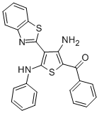 CAS#: 82685-36-7, (3-Amino-4-Benzothiazol-2-Yl-5-Phenylamino-Thiophen-2-Yl)-Phenyl-Methanone