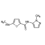 CAS 登录号：826991-19-9， 5-(甲基氨基)-N-(1-甲基-1H-吡唑-5-基)-2-糠酰胺