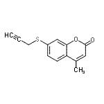 CAS#: 827024-65-7, 4-Methyl-7-(2-propyn-1-ylsulfanyl)-2H-chromen-2-one