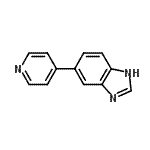 CAS#: 82718-15-8, 5-(4-Pyridinyl)-1H-benzimidazole