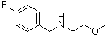 CAS#: 827328-38-1, N-(4-Fluorobenzyl)-2-methoxyethanamine
