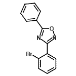 CAS 登录号：827332-78-5， 3-(2-溴苯基)-5-苯基-1,2,4-恶二唑