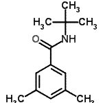 CAS 登录号：827346-47-4， 3,5-二甲基-N-(2-甲基-2-丙基)苯甲酰胺