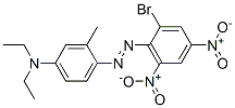 CAS 登录号：82737-31-3， 4-[(2-溴-4,6-二硝基苯基)偶氮]-N,N-二乙基间甲苯胺