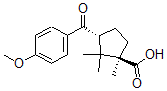 CAS 登录号：82801-37-4， 4-茴香酰-3-(1,2,2-三甲基环戊烷羧酸)