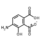 CAS#: 82819-66-7, 4-Amino-3-hydroxy-2-nitrobenzoic acid