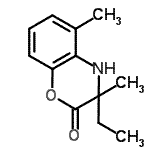 CAS#: 828246-26-0, 3-Ethyl-3,5-dimethyl-3,4-dihydro-2H-1,4-benzoxazin-2-one