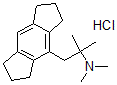 CAS#: 82875-70-5, 1,2,3,5,6,7-Hexahydro-N,N,alpha,alpha-tetramethyl-S-indacene-4-ethanamine hydrochloride