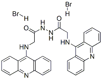 CAS 登录号:82906-12-5, N-9-吖啶基-甘氨酸2-((9-吖啶基氨基)乙酰基)酰肼二氢溴酸盐