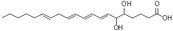 CAS#: 82948-88-7, (7E,9E,11E,14E)-5,6-Dihydroxy-7,9,11,14-icosatetraenoic acid