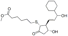 CAS#: 83009-96-5, (1R-(1alpha,2beta(1E,3S*),3alpha))-6-((2-(3-Cyclohexyl-3-Hydroxy-1-Propenyl)-3-Hydroxy-5-Oxocyclopentyl)Thio)-Hexanoic Acid Methyl Ester