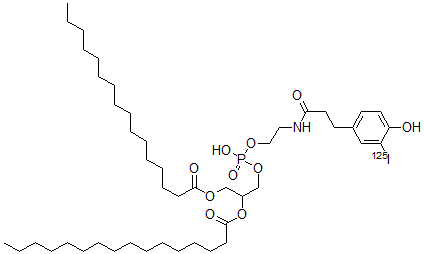 CAS 登录号：83016-61-9， N-(3-(3-碘-4-羟基苯基)丙酰基)-1,2-二棕榈酰磷脂酰乙醇胺