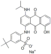 CAS#: 83027-44-5, Sodium 5-Tert-Butyl-2-[[9,10-Dihydro-8-Hydroxy-4-(Isopropylamino)-9,10-Dioxoanthryl]Amino]Benzenesulphonate