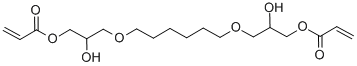 CAS#: 83045-03-8, 1,6-Hexanediylbis[Oxy(2-Hydroxy-3,1-Propanediyl)] Bisacrylate