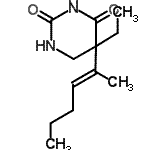 CAS#: 831220-19-0, 5-Ethyl-5-[(2E)-2-hexen-2-yl]dihydro-2,4(1H,3H)-pyrimidinedione