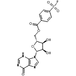 CAS 登录号：83133-70-4， 5'-O-[4-(氟磺酰基)苯甲酰基]肌苷
